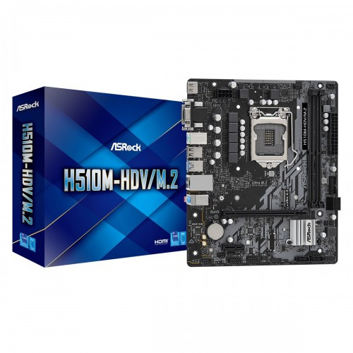 ASROCK H510M HDV/M.2 Intel H500 Series 11 Gen Motherboard